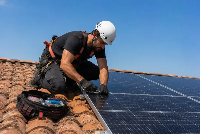 Maintenance et monitoring de panneaux solaires à Bruguières