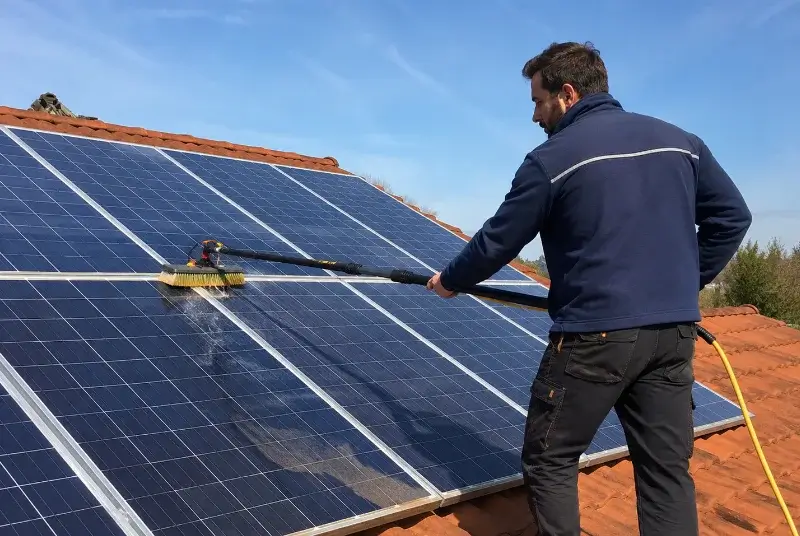 Nettoyage et entretien de panneaux solaires à Bruguières